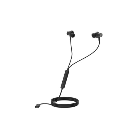 X2O Trådade Hodetelefoner USB-C Silicone In-Ear ANC 1.2m Svart