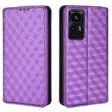 Xiaomi 12/12X Etui Rombemønster Lilla