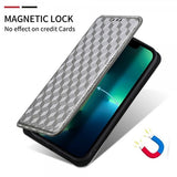 Xiaomi 12/12X Etui Rombemønster Sølv