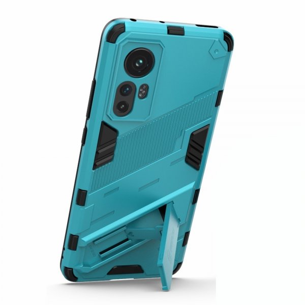 Xiaomi 12/12X Deksel med Stativ Cyan