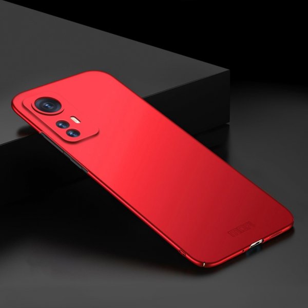 Mofi Xiaomi 12/12X Deksel Shield Slim Rød