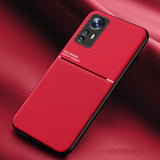 Xiaomi 12 Pro Deksel med Metallplate Rød