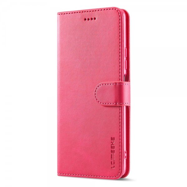 Lc.Imeeke Xiaomi 12T/12T Pro Etui med Kortlomme stativfunksjon Rosa