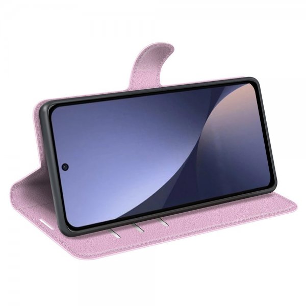 Xiaomi 13 Pro Etui Litchi Rosa