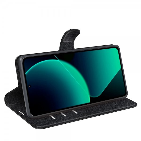Xiaomi 13T/13T Pro Etui Litchi Svart