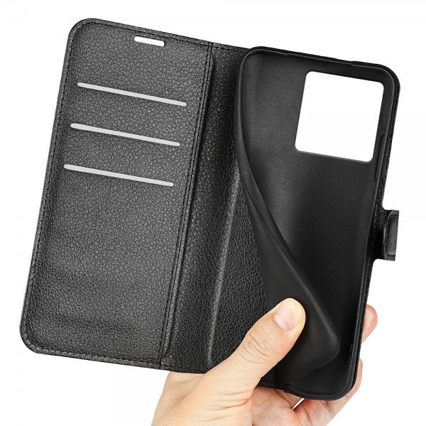 Xiaomi 13T/13T Pro Etui Litchi Svart