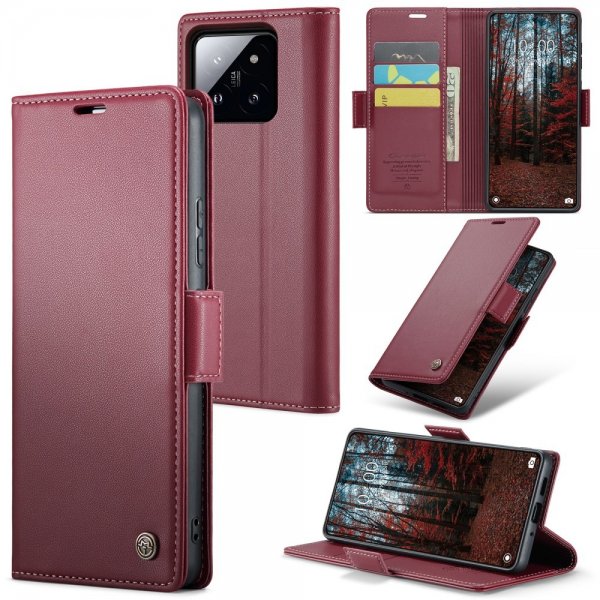 CaseMe Xiaomi 14 Etui 023 Series Rød