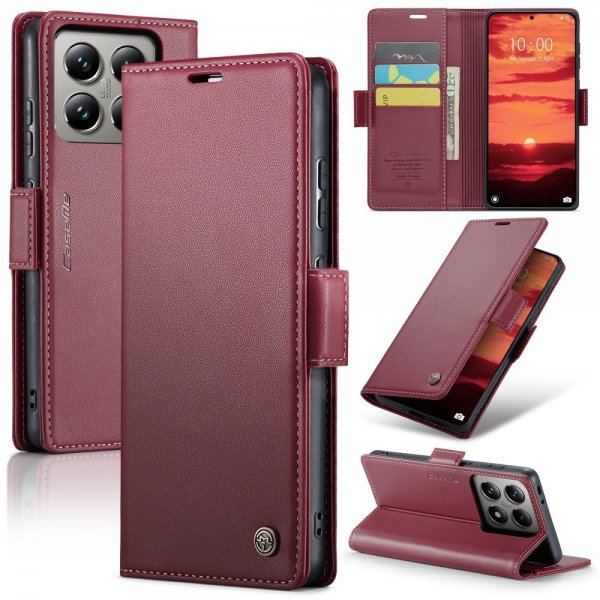 CaseMe Xiaomi 14T Etui 023 Series Rød