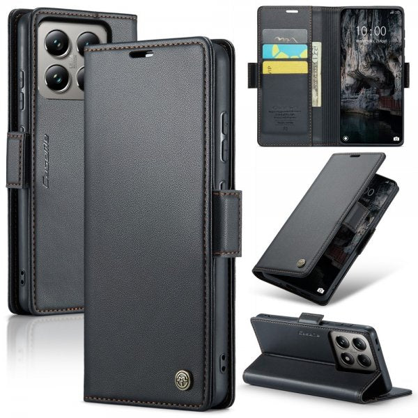 CaseMe Xiaomi 14T Etui 023 Series Svart