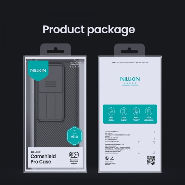 Nillkin Xiaomi 14T Deksel CamShield Pro Svart