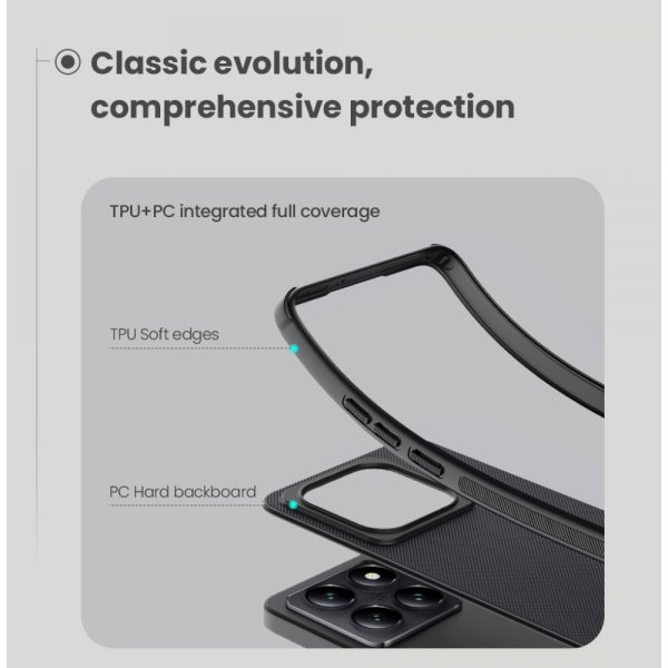 Nillkin Xiaomi 14T Deksel Super Frosted Shield Pro MagSafe Svart