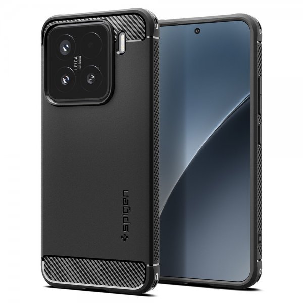 Spigen Xiaomi 15 Deksel Rugged Armor Matte Black