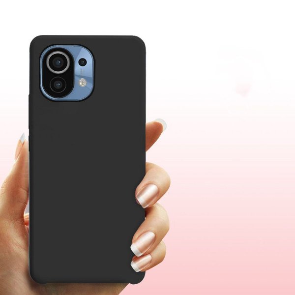 Xiaomi Mi 11 Deksel Silikon Svart