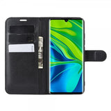 Xiaomi Mi Note 10/Mi Note 10 Pro Etui Litchi Svart