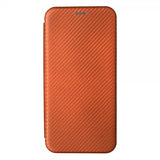 Xiaomi Redmi 10 Etui Karbonfibertekstur Brun