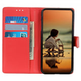 Xiaomi Redmi 12 Etui Litchi Rød