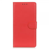Xiaomi Redmi 12 Etui Litchi Rød