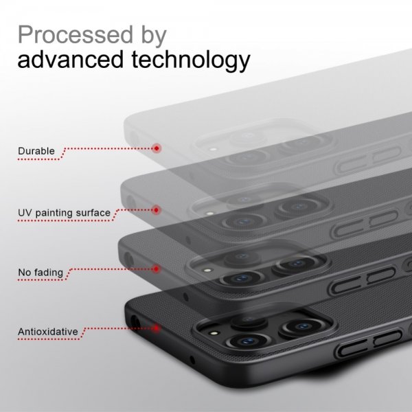 Nillkin Xiaomi Redmi 12 Deksel Frosted Shield Rød