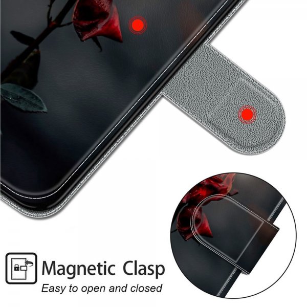 Xiaomi Redmi 12C Etui Motiv Brenning Rosor