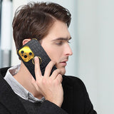 Xiaomi Redmi 12C Deksel Krokodillemønster Finger Ring Gul