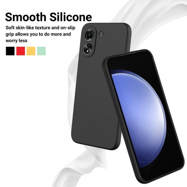 Xiaomi Redmi 13C Deksel med Stropp Silikon Svart