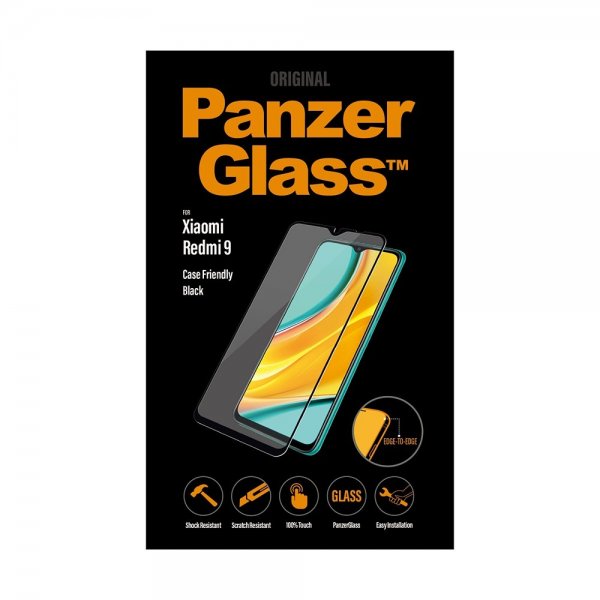 PanzerGlass Xiaomi Redmi 9 Skjermbeskytter Edge-to-Edge Case Friendly