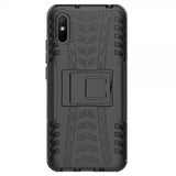 Xiaomi Redmi 9A Deksel Dekkmønster Stativfunksjon Svart