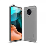 Mofi Xiaomi Redmi K30 Pro Deksel Børstet Karbonfibertekstur Grå