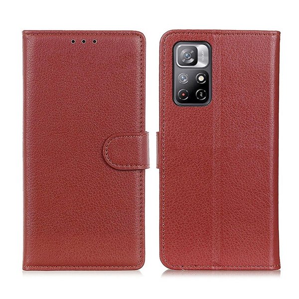 Xiaomi Redmi Note 11 Etui med Stativ Brun