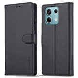 Lc.Imeeke Xiaomi Redmi Note 13 5G Etui med Kortlomme stativfunksjon Svart