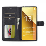 Lc.Imeeke Xiaomi Redmi Note 13 5G Etui med Kortlomme stativfunksjon Svart