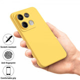 Xiaomi Redmi Note 13 5G Deksel med Stropp Silikon Gul