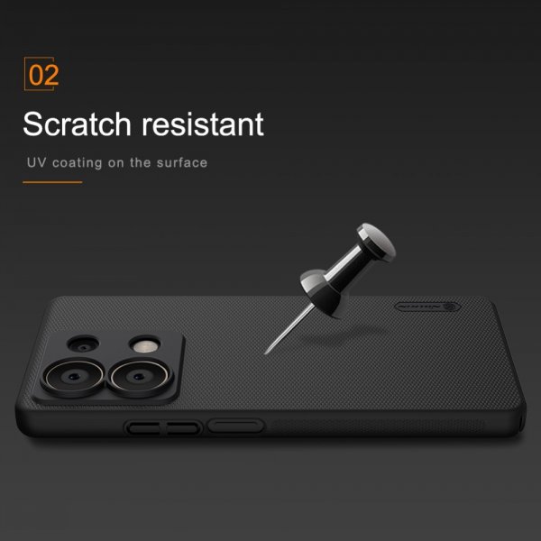 Nillkin Xiaomi Redmi Note 13 5G Deksel Super Frosted Shield Svart
