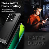 Spigen Xiaomi Redmi Note 13 Pro 5G Deksel Rugged Armor Matte Black