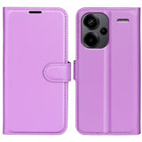 Xiaomi Redmi Note 13 Pro Plus 5G Etui Litchi Lilla