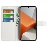 Xiaomi Redmi Note 13 Pro Plus 5G Etui Litchi Hvit