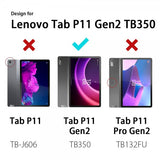 Armor-X Lenovo Tab P11 (2nd gen) TB350 Deksel Corner Protection Case Hand Strap Kickstand X-Mount
