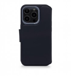 iPhone 14 Pro Etui Leather Detachable Wallet Navy