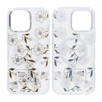 iPhone 16 Pro Max Deksel Mønster MagSafe Blomster