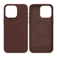 iPhone 15 Pro Max Deksel Silikon MagSafe Brun