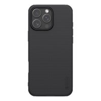iPhone 16 Pro Deksel Super Frosted Shield Pro Svart