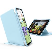iPad 10.9 (gen 10)/iPad 11 (A16) Etui Flip Hybrid Lyseblå
