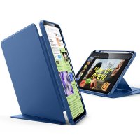 iPad 10.9 (gen 10)/iPad 11 (A16) Etui Flip Hybrid Mørkeblå