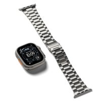 Apple Watch 44/45/46mm/Ultra 49mm Armbånd Metal One Air Sølv