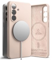 Samsung Galaxy S26 Deksel Silicone Magnetic Rosa