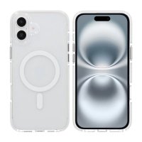iPhone 17 Deksel Støtsikker MagSafe Hvit