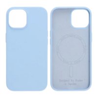 iPhone 15 Deksel Silikon MagSafe Blå