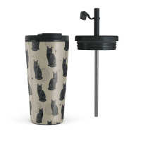 Flaske Termos med lokk og sugerør Salem