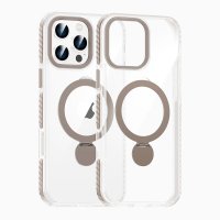 iPhone 16 Pro Deksel Ring Stand MagSafe Transparent