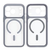 iPhone 17 Pro Max Deksel Kamerastøtfanger MagSafe Grå